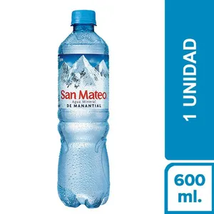 Agua San Mateo sin Gas 600 ml